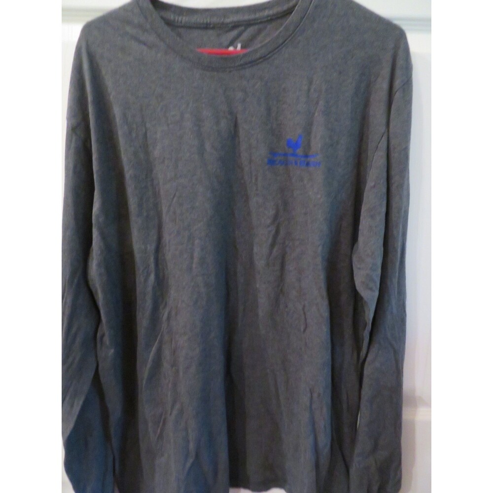 NWT Mens Charcoal Gray Beach & Barn State of Mind Shirt, M
